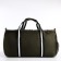 Road bag with zipper, external pocket, shoe compartment, long belt, khaki color