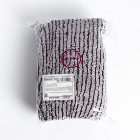 Cup for drying the hair of a shade, microfiber, with a button, color mix-6