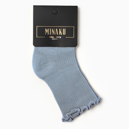 Children's socks minku, blue color, 12-14 cm-2