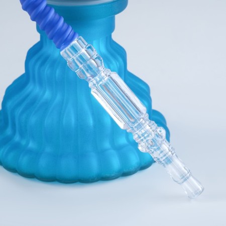 Hookah "Taishet", small, shaft of ball, 27 cm, d bowl-5 cm, blue-4