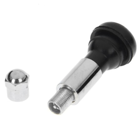 Valve for silent tires TR414, chrome