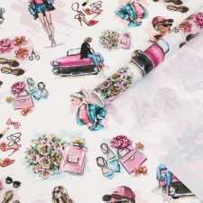 Glossy packaging paper 