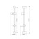Shower Strail Zein H01, with a plastic transparent soap dish and fasteners, chrome