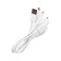 Cable D05E, 3 V 1, Type-C-Microusb-Lightning, 1 m, charging+data transfer, white