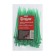 Nylon clamp for screed, tundra, 2.5x100 mm, green, 100 pcs