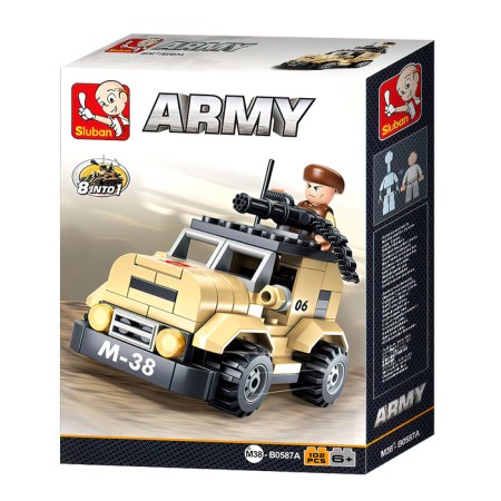 Designer Army "assault machine", 102 parts-1