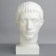 Gypsum figure Germanica head, 19 x 25 x 36 cm