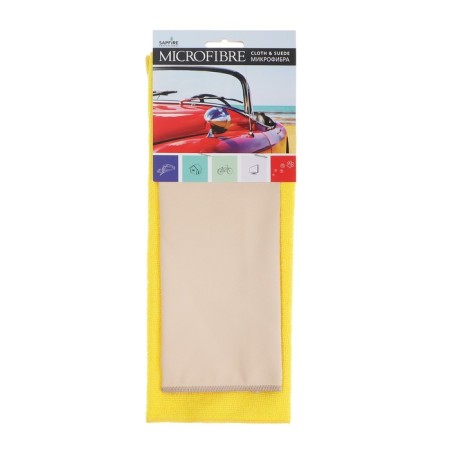 Set of microfiber + suede Sapfire Cleaning Cloth & Suede, 35 x 40 cm-6