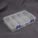 Organizer for needlework, with a suspension, with removable cells, 8 departments, 20 × 13.5 × 4.5 cm, the color is transparent