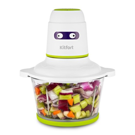 Grinker KitFort KT-3050-2, plastic, 400 watts, 1.5 l, 2 speeds, white-site