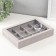 Bracelet box for bracelets "Gray fog" 5x20x28 cm