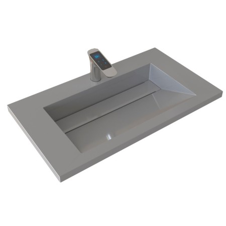 Walked shells Uperwood Next 70 cm, rectangular, gray glossy-1