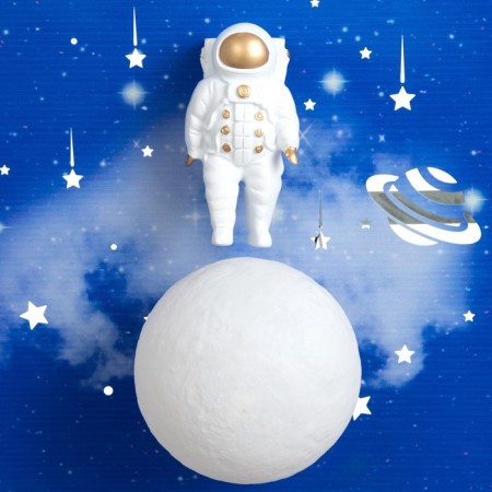 Lamp "Astronaut" LED 48W White-blue 47x47x15 cm Bayerlux-5