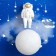 Lamp "Astronaut" LED 48W White-blue 47x47x15 cm Bayerlux