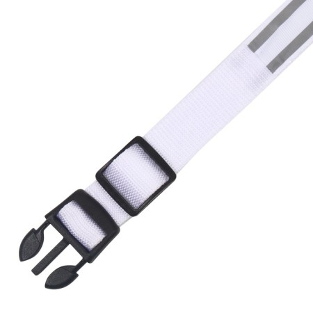 Collar with backlight double strip size m, Osh 40-48 x 2.5 cm, 3 glow modes White-7