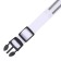 Collar with backlight double strip size m, Osh 40-48 x 2.5 cm, 3 glow modes White