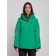 Ski jacket women's winter, size 50, green color