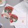 Postcard "respected teacher!" embossing, congruen, roses, calculator, 12.5x19.4 cm