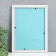 Photo frame MDF 15x21 cm, No. 6, milk oak (plastic screen)