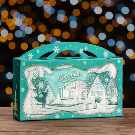 Gift box "Funned city", Maxi briefcase, 37 x 8 x 20.2 cm-1