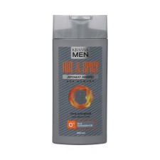 Shower gel for the face and body Krassa Men Hot Spicy, 250 ml