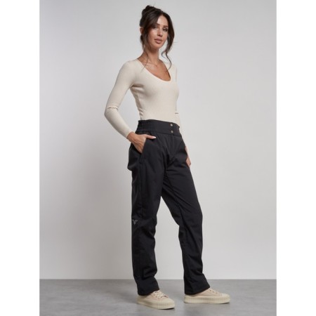 Trousers insulated sports female winter, size 44, black color-14