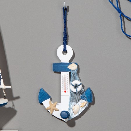 Interior souvenir "anchor" with a thermometer 15*10cm