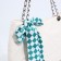 Zipper bag with lightning, white color