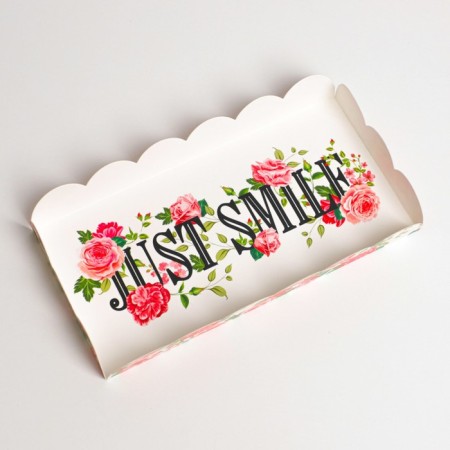 Bearbox, confectionery packaging with PVC lid, holography, Just Smile, 10.5 x 21 x 3 cm-3