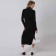 Women's costume (jumper/skirt), black color, size One size (46-50)