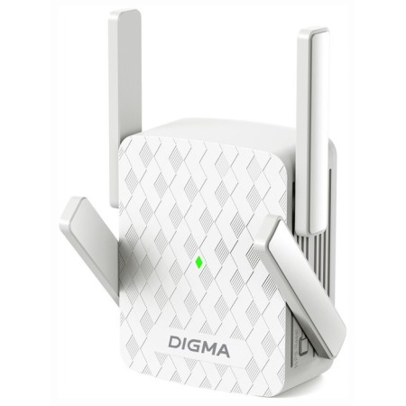 DIGMA D-WR310 (D-WR310V2) N300 Wi-Fi White wireless signal-3