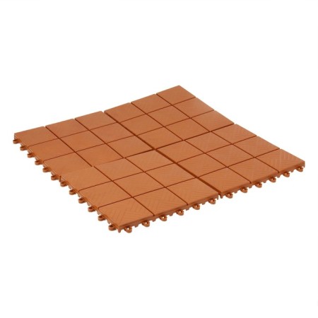 Modular coating, 30 × 30 cm, plastic, terracotta, 1 pc.-2