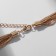 The necklace "stereo" bead, 10 threads, color gold, 40 cm