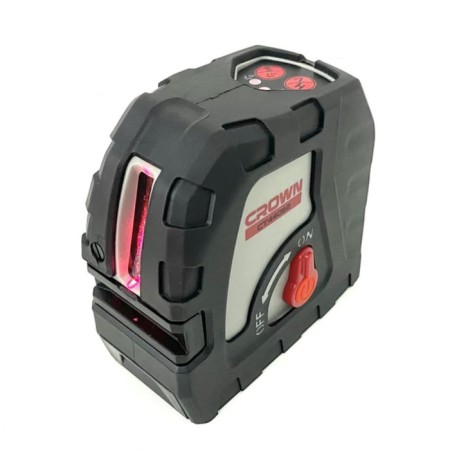Laser Laser Crown CT44062 TB, 2 red rays, 15 m, 635 nm, ± 3 mm/m, 1/4 and 5/8 "-6