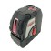 Laser Laser Crown CT44062 TB, 2 red rays, 15 m, 635 nm, ± 3 mm/m, 1/4 and 5/8 "