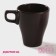 Mug ceramic shade Coffee Break, 280 ml, burgundy color