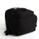 School backpack from textiles on lightning, 7 pockets, black color
