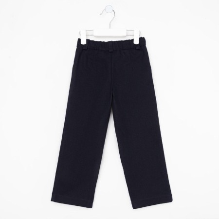Pants for the boy Minaku: Casual Collection Kids dark blue color, height 110-8