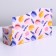 Box for Makarun confectionery, packaging, Makaruns, 18 x 5.5 x 5.5 cm