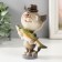 Souvenir Polystone Lac "Kitik-Rybak with catch" 9.2x6.3x14 cm