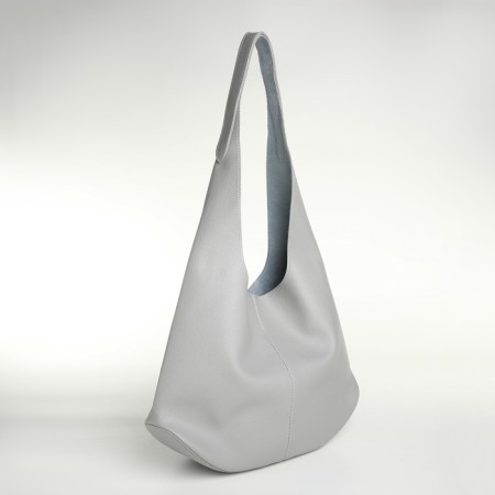 Women's bag on magnet Textura, large size, color gray-2