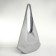 Women's bag on magnet Textura, large size, color gray