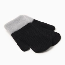 Baby mittens Minaku, col. Black, 20 cm