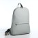 Women's backpack made of artificial leather with lightning, 2 pockets, color light blue
