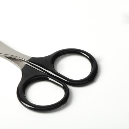 Coger scissors with rubberized handles, a hole of 6 mm, black-3