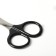 Coger scissors with rubberized handles, a hole of 6 mm, black