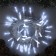Garland “thread” 5 m with nozzles “crystal”, IP20, transparent thread, 50 LED, white glow, 8 modes, 220 V