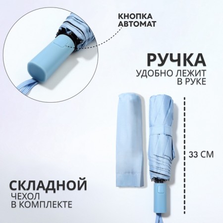 Automatic “plain” umbrella, 3 additions, 8 spokes, r = 46/56 cm, d = 112 cm, color mix-1