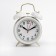 An alarm clock "Pennant", with backlight, D-9 cm, 17 x 11.5 cm, white