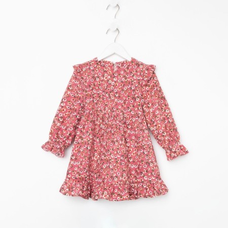 Платье детское KAFTAN "Цветы", р. 34 (122-128), розовый-5